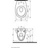 Комплект GEBERIT DUOFIX 458.124.21.1 UP100 с подвесным унитазом KOLO IDOL M1310000U с крышкой-сиденьем стандарт 458.124.21.19