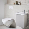 Смывная клавиша GEBERIT SIGMA 21 115,884.SI.1 белый хром глянец